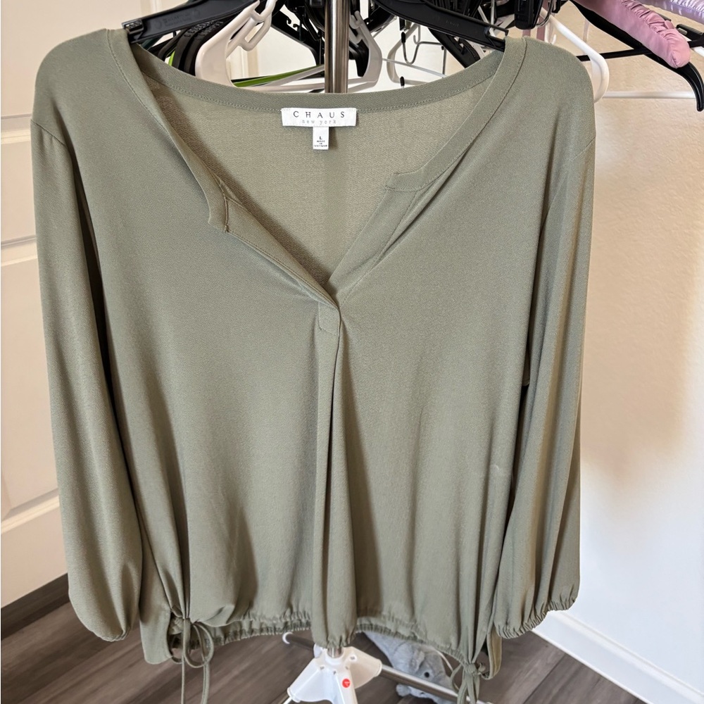 Chaus Women's Sage Green Blouse